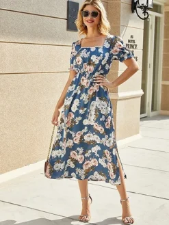 Hot Princesse Fleurie Robe Longue Fleurie Cérémonie