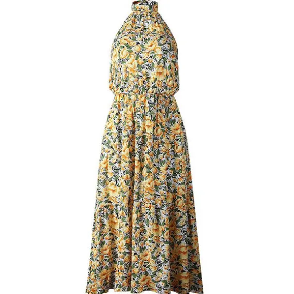 Clearance Princesse Fleurie Robe Longue Fleurie Dos Nu
