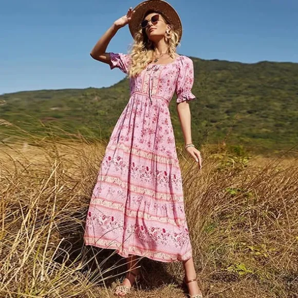 Clearance Princesse Fleurie Robe Longue Fleurie Fille