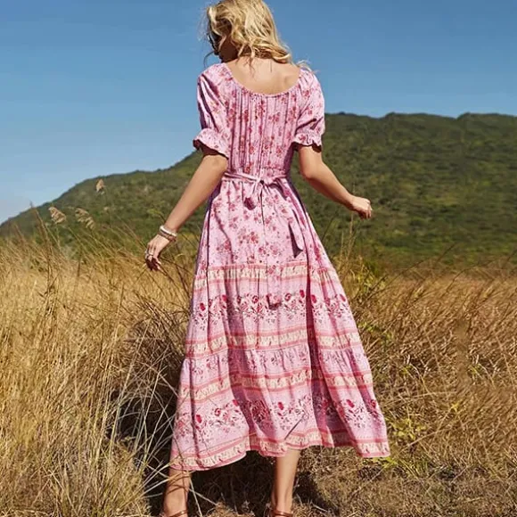 Clearance Princesse Fleurie Robe Longue Fleurie Fille