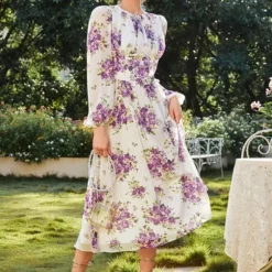 Shop Princesse Fleurie Robe Longue Fleurie Habillée