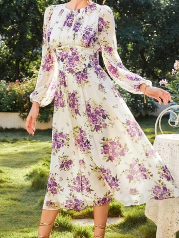 Shop Princesse Fleurie Robe Longue Fleurie Habillée
