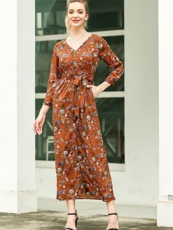 Outlet Princesse Fleurie Robe Longue Petites Fleurs