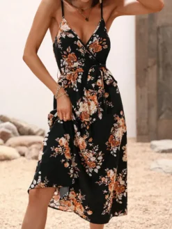 Flash Sale Princesse Fleurie Robe Noire Fleurie