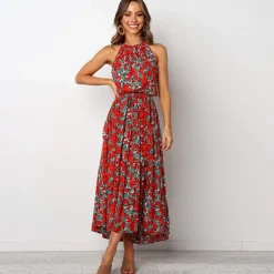 Shop Princesse Fleurie Robe Soirée Fleurie Rouge