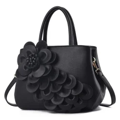New Princesse Fleurie Sac à Main avec Fleur en Relief
