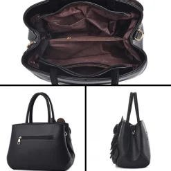 New Princesse Fleurie Sac à Main avec Fleur en Relief