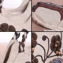 Cheap Princesse Fleurie Sac à Main Toile Fleurie