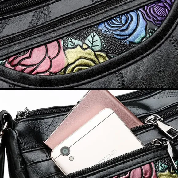 Clearance Princesse Fleurie Sac Bandoulière Fleuri