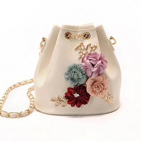 New Princesse Fleurie Sac Seau Fleuri