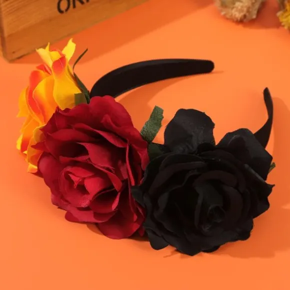 Hot Princesse Fleurie Serre-Tête Fleurs Halloween