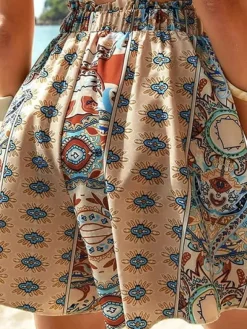 Shop Princesse Fleurie Short Fleuri Bohème