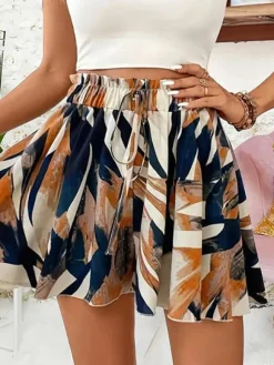 Best Sale Princesse Fleurie Short Fluide Fleuri Femme