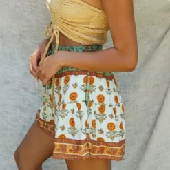 Clearance Princesse Fleurie Short Hippie Chic Fleuri