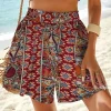 Cheap Princesse Fleurie Short Motifs Ethniques Fleuris