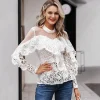 Flash Sale Princesse Fleurie Tunique Dentelle à Fleurs
