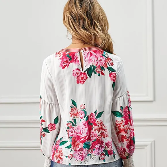 Shop Princesse Fleurie Tunique Fleurie Fluide