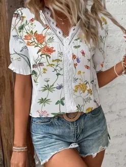 Clearance Princesse Fleurie Tunique Fleurie Hippie