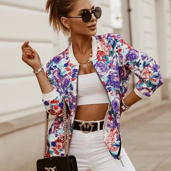 New Princesse Fleurie Veste Casual à Fleurs