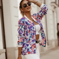 New Princesse Fleurie Veste Casual à Fleurs